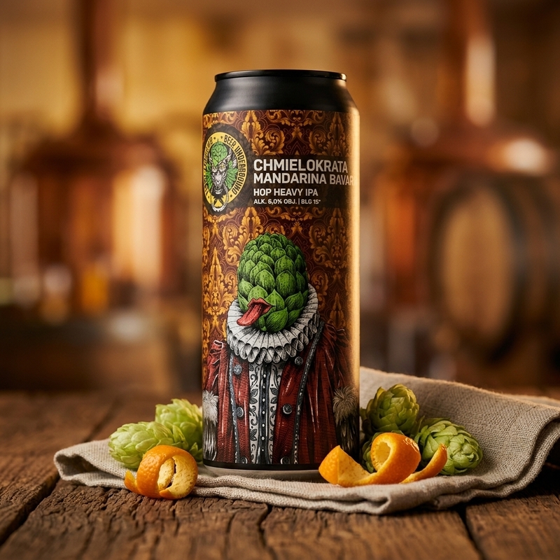 Chmielokrata Mandarina Bavaria - Piwne Podziemie / Beer Underground IPA - American 500ml - 2