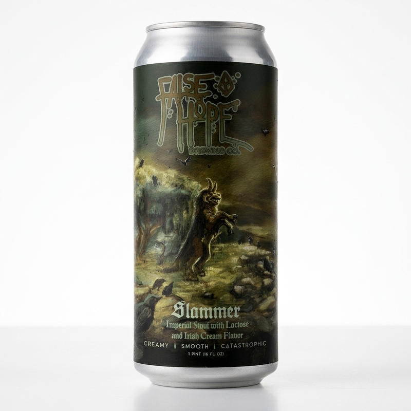Slammer - False Hope Brewing Stout - Imperial / Double Milk 473ml - 2