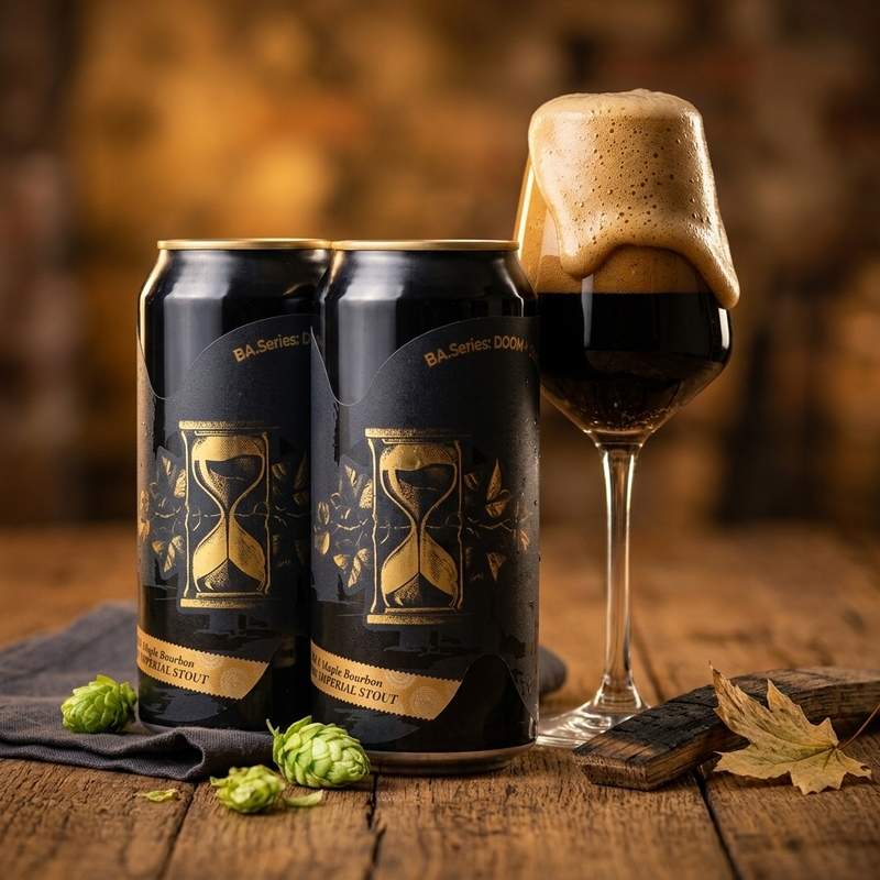 B.A. Series I: Doom - Sureshot Brewing Stout - Imperial / Double 440ml - 1