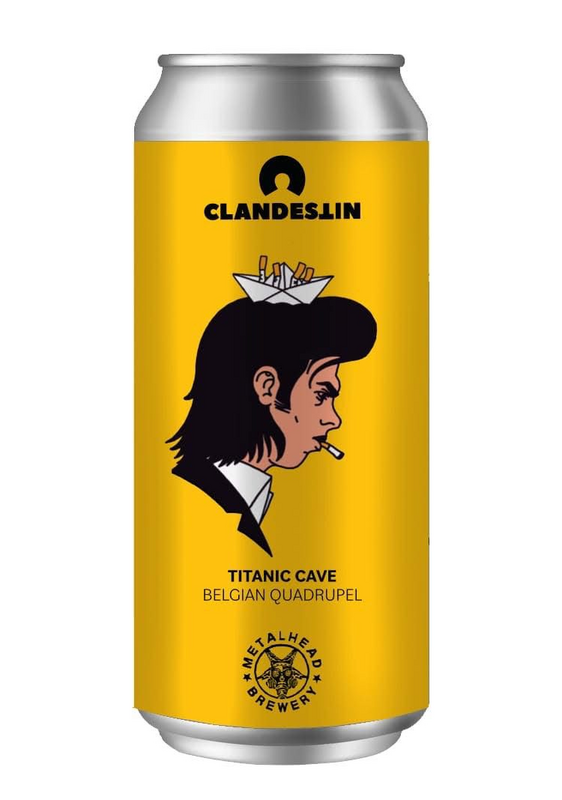 Titanic Cave - Clandestin Beer Belgian Quadrupel 500ml - 1