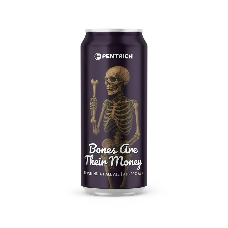 Bones Are Their Money - Pentrich Brewing Co. IPA - Triple New England / Hazy 440ml - 1