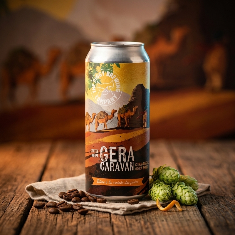 Gera Caravan - The Piggy Brewing Company IPA - New England / Hazy 440ml - 1