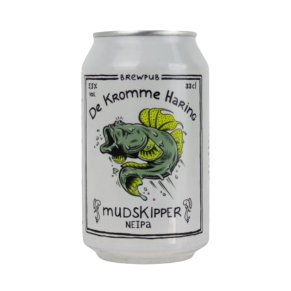 Mudskipper: Cryo Pop / Idaho 7 / Amarillo - De Kromme Haring IPA - New England / Hazy 330ml - 1