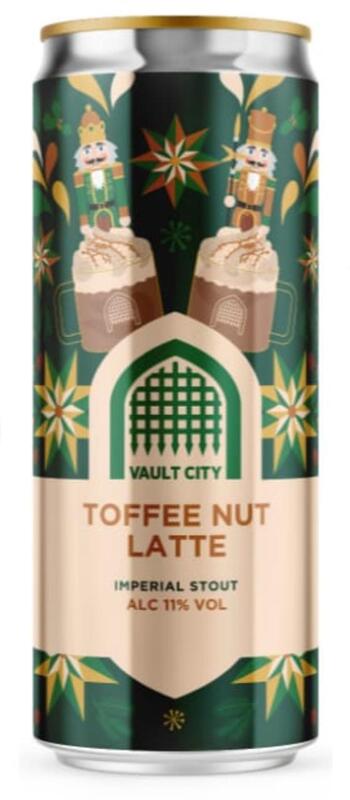 Toffee Nut Latte - Vault City Brewing Stout - Imperial / Double Pastry 330ml - 1