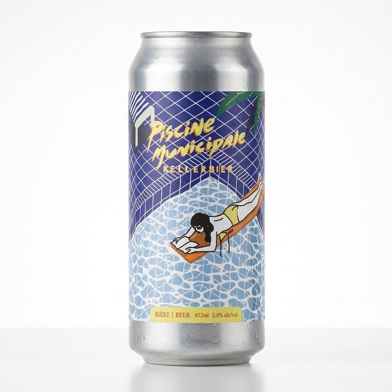 Piscine Municipale (collab with Burdock) - Brasserie Sir John Brewing Co. Lager - American 473ml - 2
