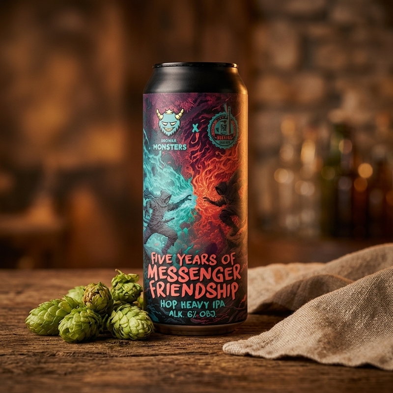 5 Years of Messenger Friendship - Browar Monsters IPA - American 500ml - 1