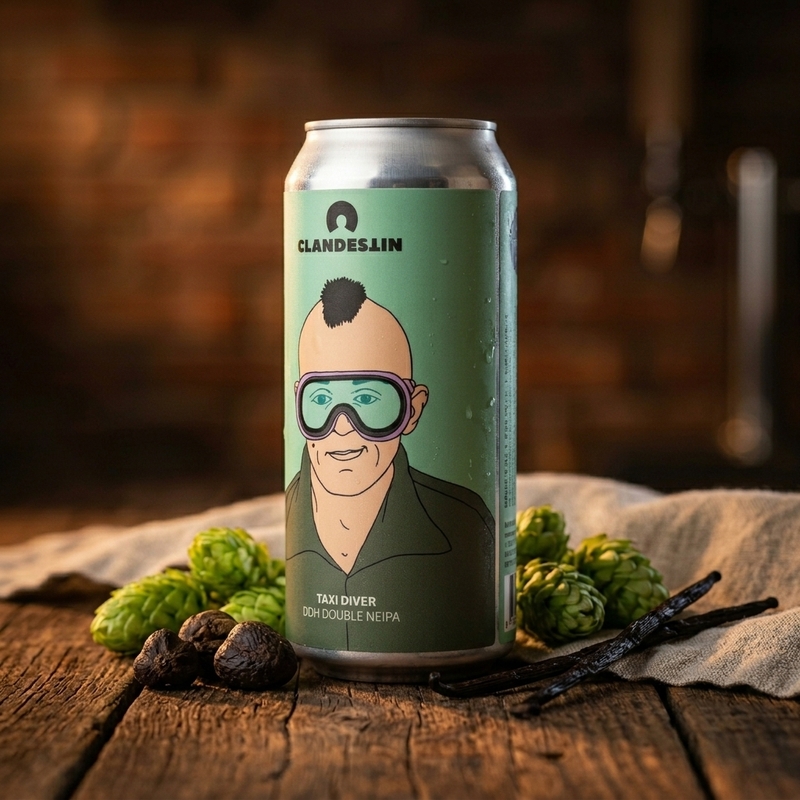 Coca Koala - Clandestin Beer IPA - Black / Cascadian Dark Ale 500ml - 2