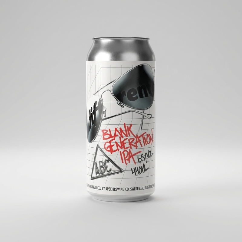 Blank Generation (WC) IPA - Apex Brewing Company IPA - American 440ml - 1