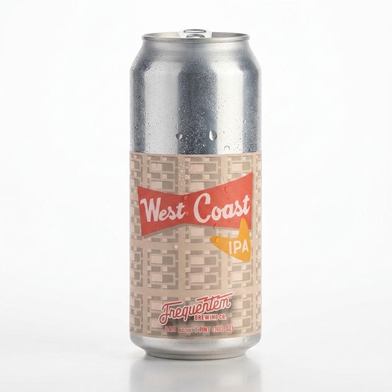 West Coast IPA (Chinook, Centennial, Cascade, Citra) - Frequentem Brewing Co. IPA - American 473ml - 2