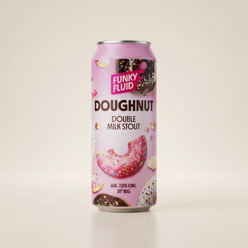 Doughnut - Funky Fluid Stout - Imperial / Double Pastry 500ml - 1