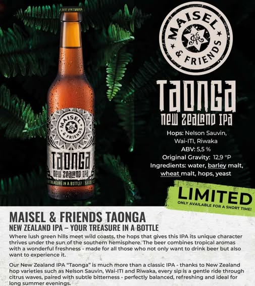 Taonga IPA - Brauerei Gebr. Maisel IPA - New Zealand 330ml - 1