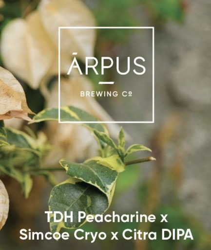 TDH Peacharine x Simcoe Cryo x Citra DIPA - Ārpus Brewing Co. IPA - Imperial / Double New England / Hazy 440ml - 1