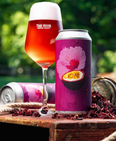 Passionfruit & Hibiscus Tart - Tree House Brewing Company Sour - Fruited 473ml - 1