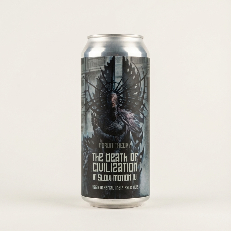 The Death of Civilization In Slow Motion IV. (Ghost VUVALINI) - Adroit Theory IPA - Imperial / Double New England / Hazy 473ml - 2