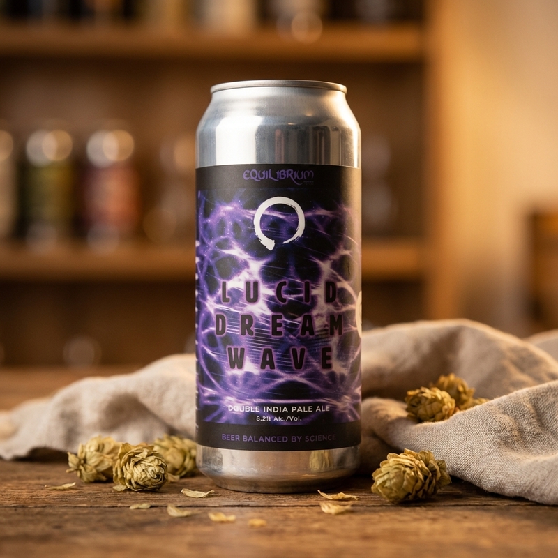 Lucid Dream Wave / Other Half - Equilibrium Brewery IPA - Imperial / Double New England / Hazy 473ml - 1