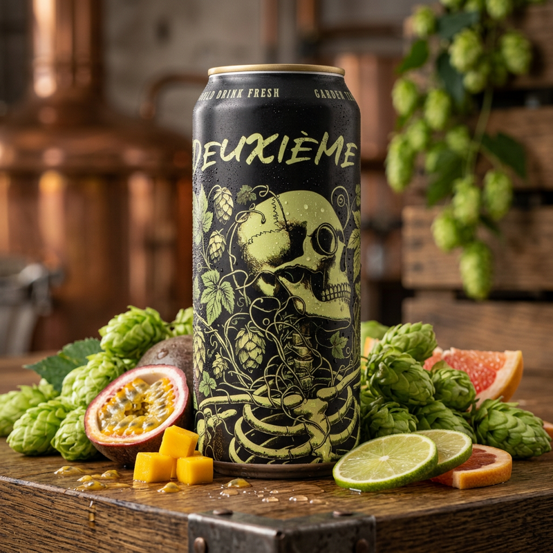 DEUXIÈME VIE / Bad Bones - BreWskey IPA - Imperial / Double New England / Hazy 473ml - 1