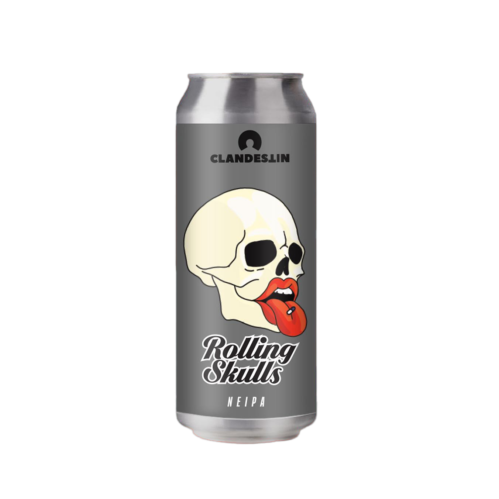 ROLLING SKULLS - Clandestin Beer IPA - New England / Hazy 500ml - 1