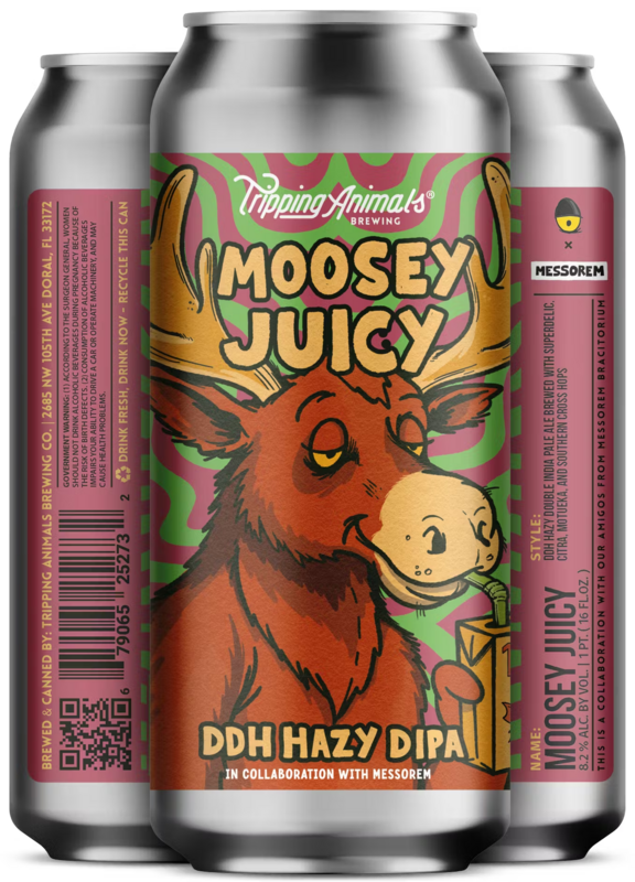 Moosey Juicy (Messorem Collab) - Tripping Animals Brewing Co. IPA - Imperial / Double 473ml - 1