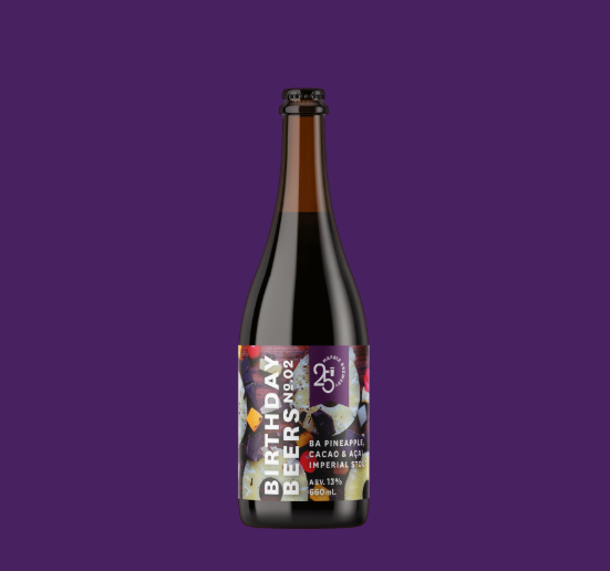 Bourbon BA Pineapple, Cacao and Acai Imperial Stout - Marble Beers Ltd Stout - Imperial / Double 660ml - 1