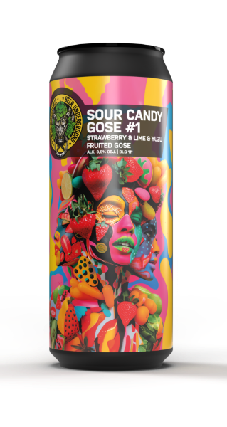 Sour Candy Gose #1 - Piwne Podziemie / Beer Underground Sour - Fruited Gose 500ml - 1