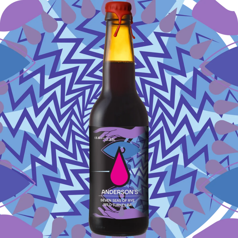 Seven Seas of Rye Wild Turkey BA - Anderson's Brewery Stout - Imperial / Double 330ml - 1