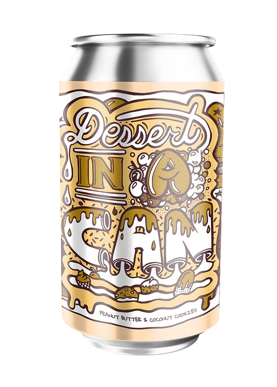 Dessert In A Can - Peanut Butter & Coconut Cookies - Amundsen Brewery Stout - Imperial / Double Pastry 330ml - 1