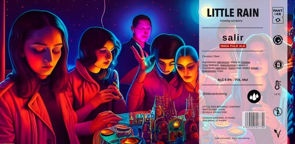 Salir - Little Rain Brewing Company IPA - New England / Hazy 440ml - 1