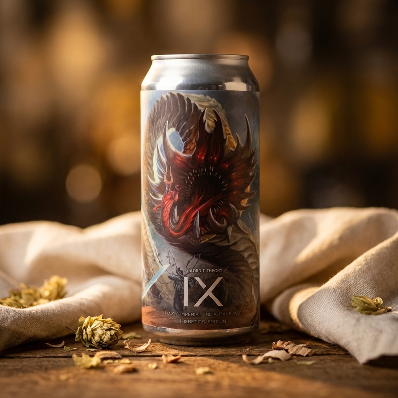 IX Heretics Edition (Ghost HERETICS) - Adroit Theory IPA - Imperial / Double New England / Hazy 473ml - 1