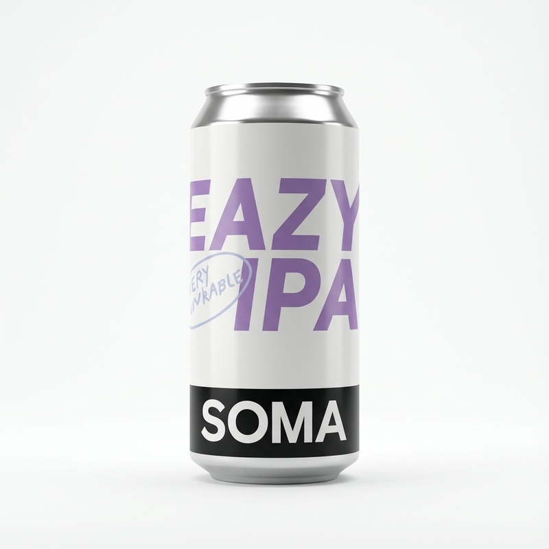 Eazy - SOMA Beer IPA - New England / Hazy 440ml - 1