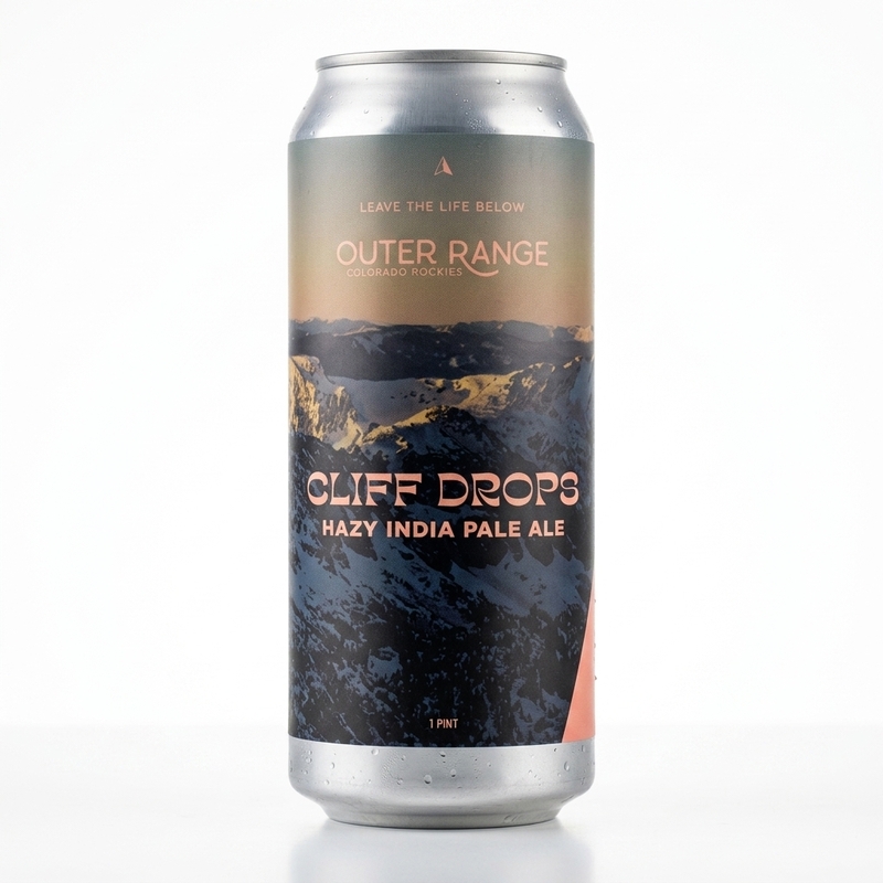 Cliff Drops - Outer Range Brewing Rockies/Alps IPA - New England / Hazy 440ml - 2