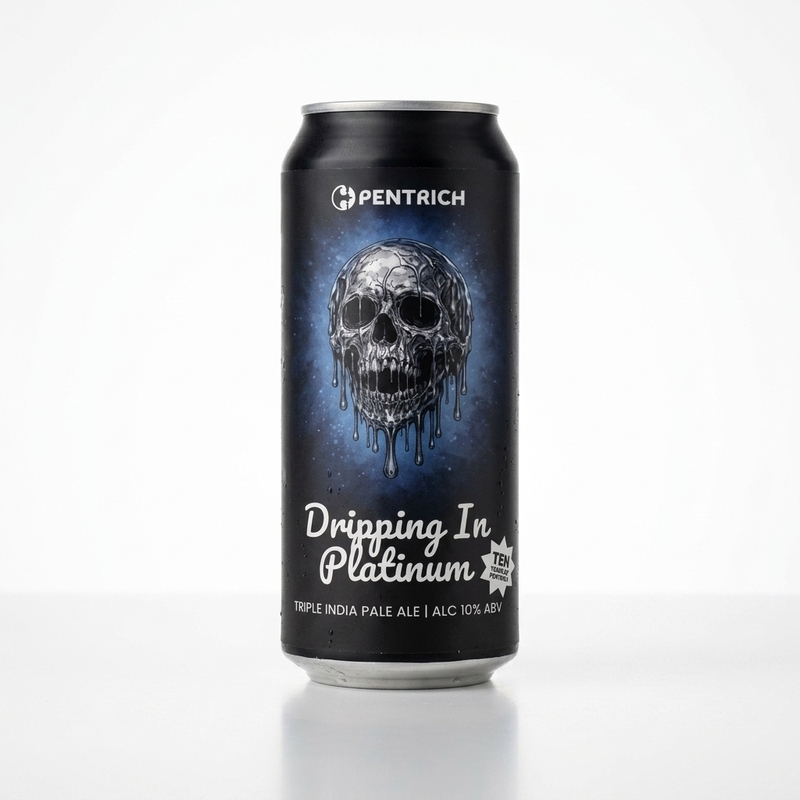 Dripping in Platinum - Pentrich Brewing Co. IPA - Triple New England / Hazy 440ml - 2
