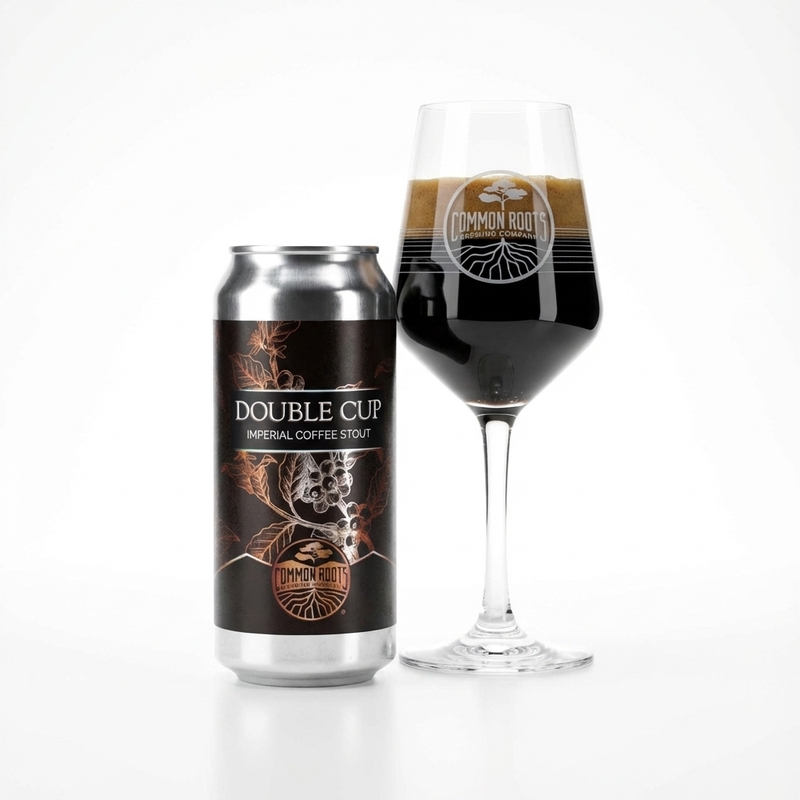 Double Cup - Common Roots Brewing Company Stout - Imperial / Double Coffee 473ml - 1