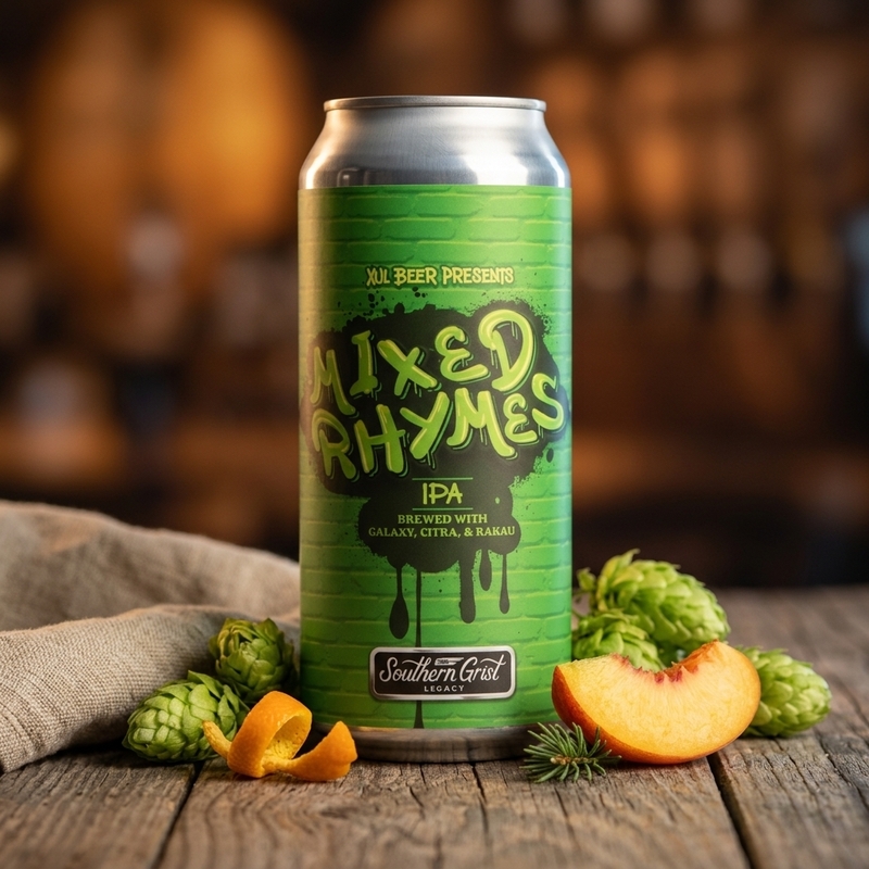Mixed Rhymes / Southern Grist - Xul Beer Company IPA - New England / Hazy 473ml - 1