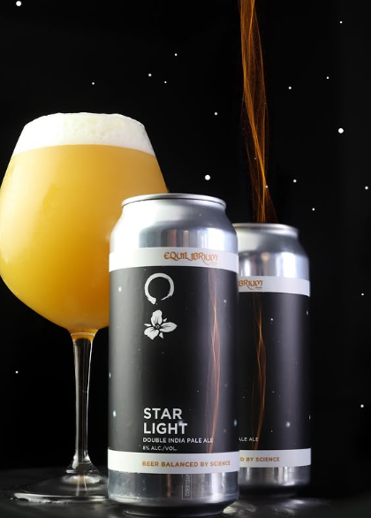 Star Light - Equilibrium Brewery IPA - Imperial / Double New England / Hazy 473ml - 1