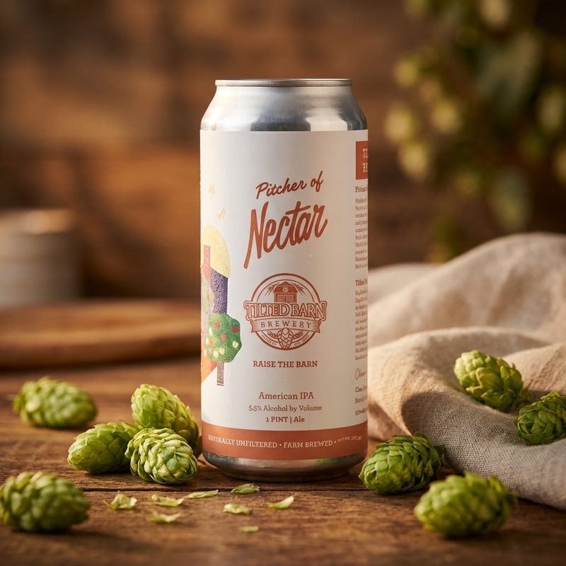 Pitcher Of Nectar - Tilted Barn Brewery IPA - New England / Hazy 473ml - 2