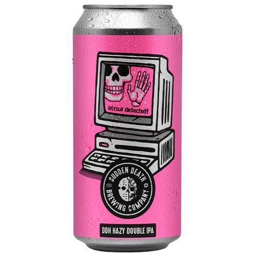 Virus Detected - Sudden Death Brewing Co. IPA - Imperial / Double New England / Hazy 440ml - 1