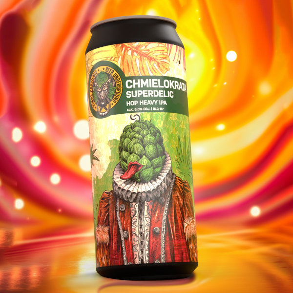 Chmielokrata Superdelic - Piwne Podziemie / Beer Underground IPA - American 500ml - 1