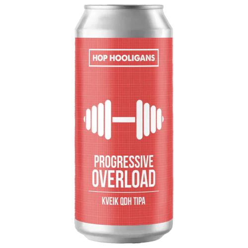Progressive Overload QDH TIPA - Hop Hooligans IPA - Triple New England / Hazy 500ml - 1