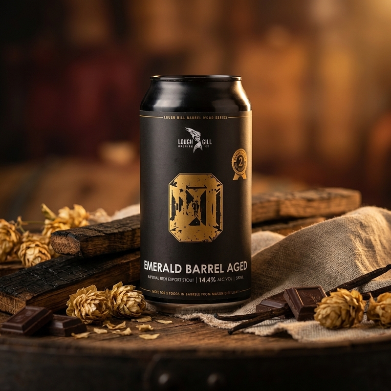 Emerald Barrel Aged 2026 - Lough Gill Brewery Stout - Imperial / Double 330ml - 2