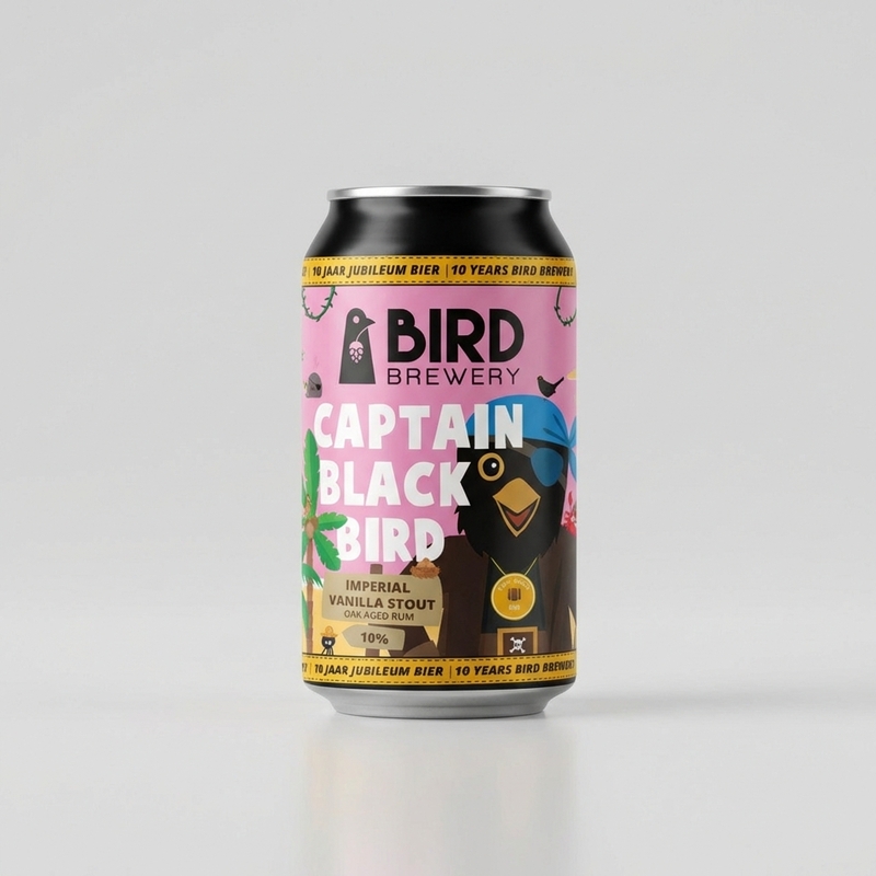 Captain Blackbird Rum Oaked '26 - Bird Brewery Stout - Imperial / Double 330ml - 2