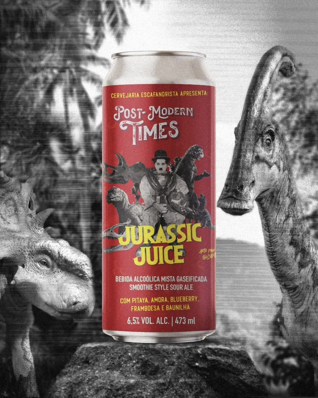 Post-Modern Times Jurassic Juice - Cervejaria Escafandrista Sour - Smoothie / Pastry 473ml - 1