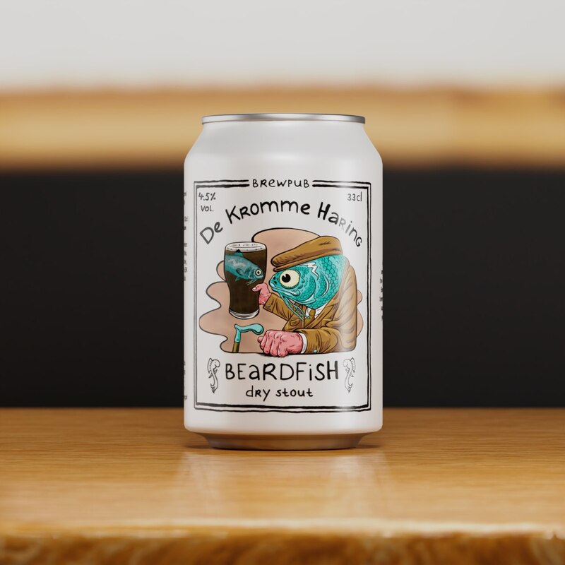 Beardfish - De Kromme Haring Stout - Irish Dry 330ml - 1