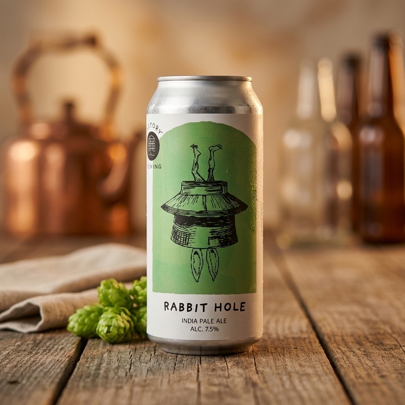Rabbit Hole - Factory Brewing IPA - New England / Hazy 440ml - 1