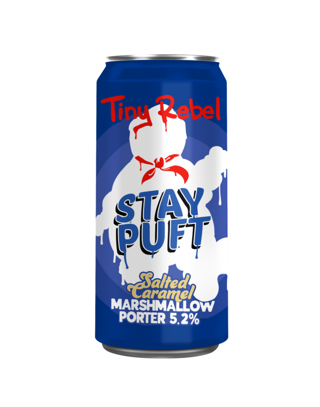 Stay Puft Salted Caramel - Tiny Rebel Brewing Co Porter - Other 440ml - 1