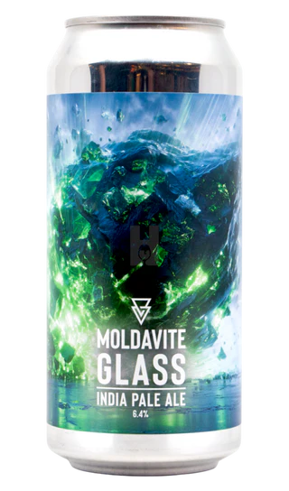 Moldavite Glass - Azvex Brewing Company IPA - New England / Hazy 440ml - 1