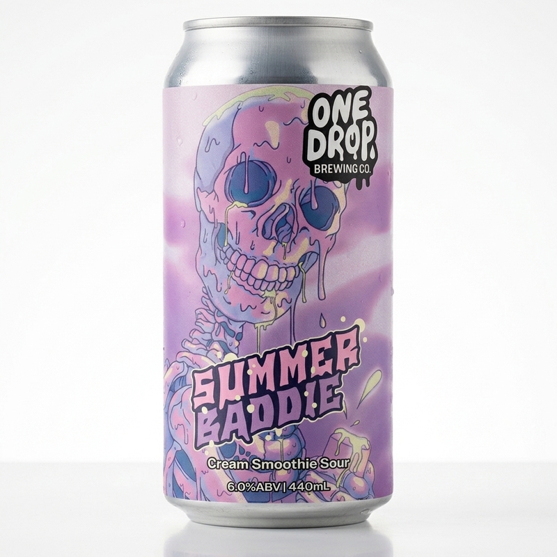 Summer Baddie - One Drop Brewing Co Sour - Smoothie / Pastry 440ml - 2