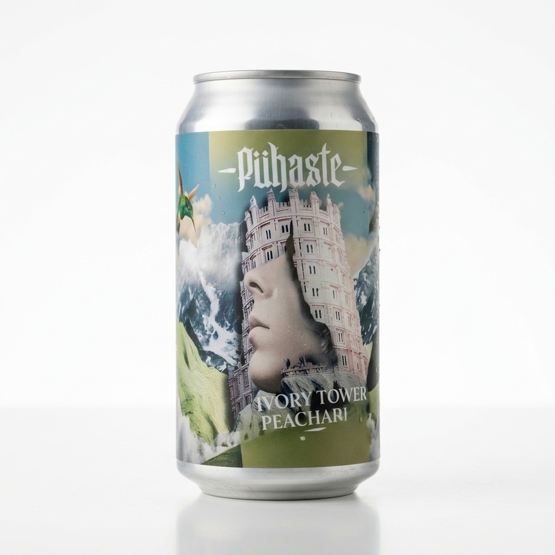 Ivory Tower: Peacharine - Pühaste Brewery IPA - Imperial / Double New England / Hazy 330ml - 2
