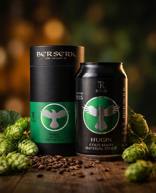 Hugin Cold Mash - RYGR Brygghús Stout - Imperial / Double 330ml - 2