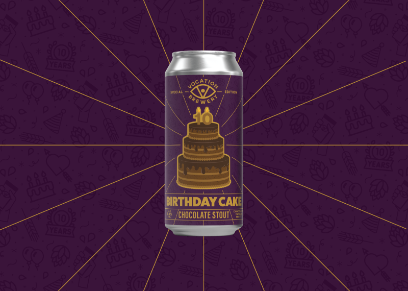 Birthday Cake - Vocation Brewery Stout - Milk / Sweet 440ml - 1