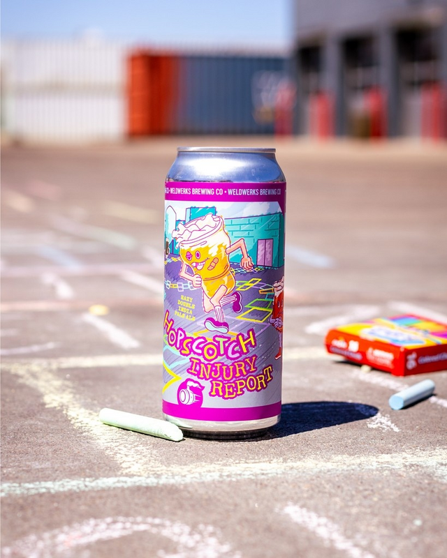 Hopscotch Injury Report - WeldWerks Brewing Co. IPA - Imperial / Double New England / Hazy 473ml - 1